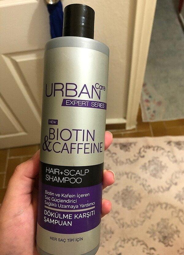 Urban Care Biotin ve Kafein içeren Saç Kökü Güçlendirici Hızlı Uzamaya Yardımcı Şampuan