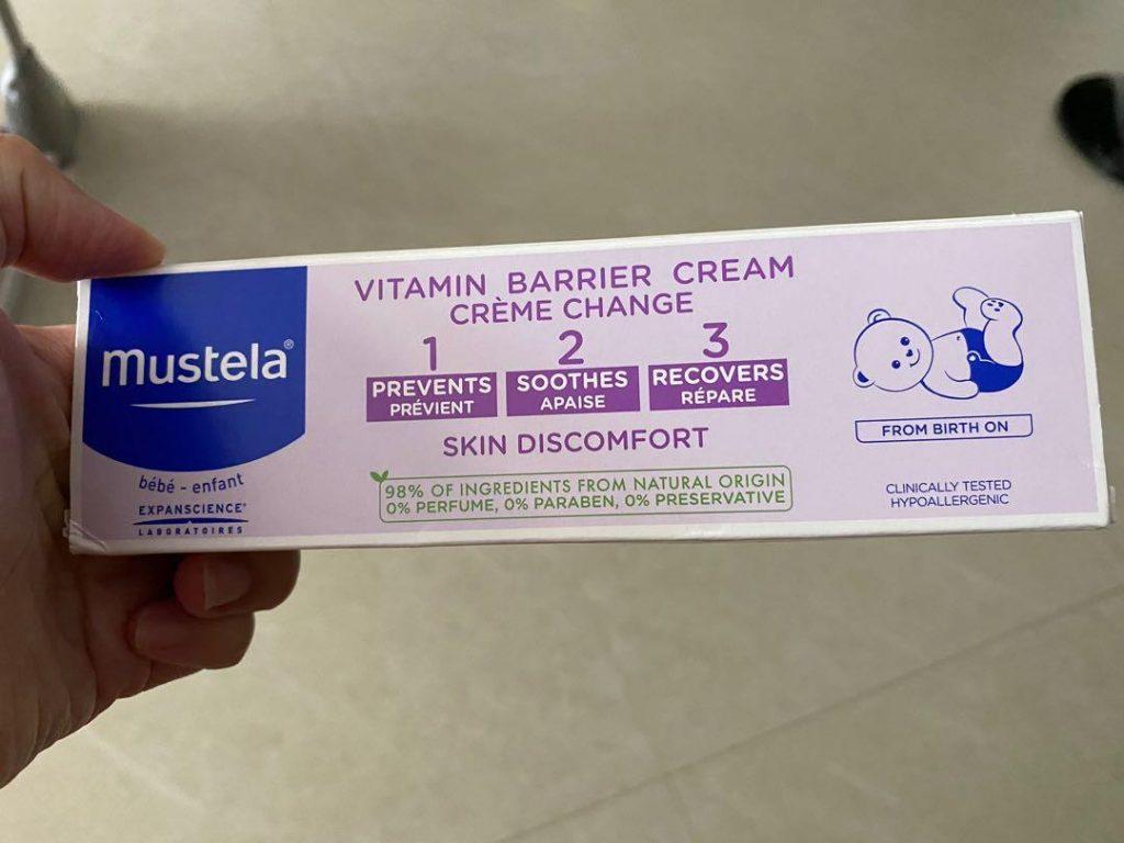 Mustela Vitamin Barrier Cream 1.2.3 Pişik Kremi