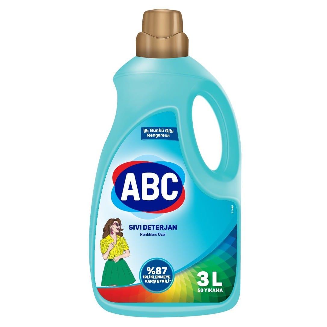 ABC Sıvı Çamaşır Deterjanı Renkliler İçin