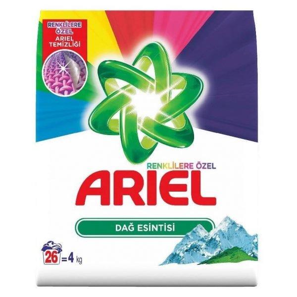 Ariel Toz Çamaşır Deterjanı Dağ Esintisi Renkliler İçin