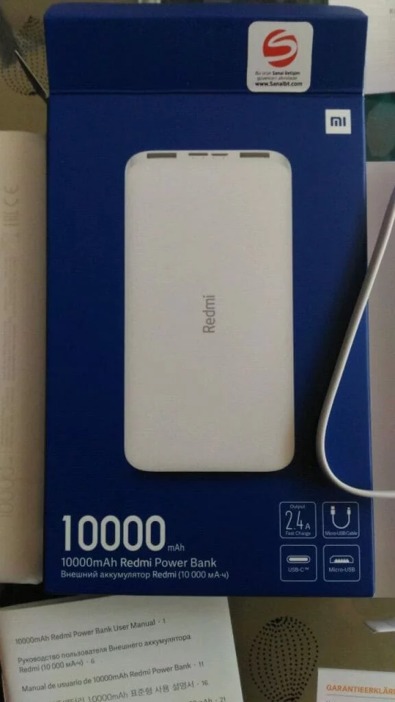 Xiaomi 10000 Mah Wireless Kablosuz Hızlı Şarj Powerbank Type-c