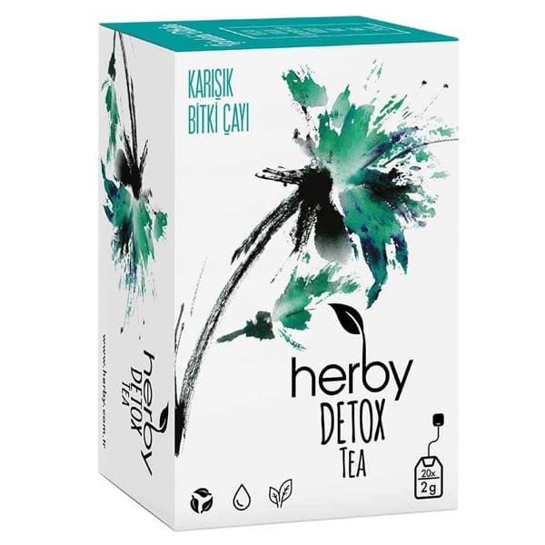 Herby Detox Tea Diyete Destek Detoks Bitki Çayı